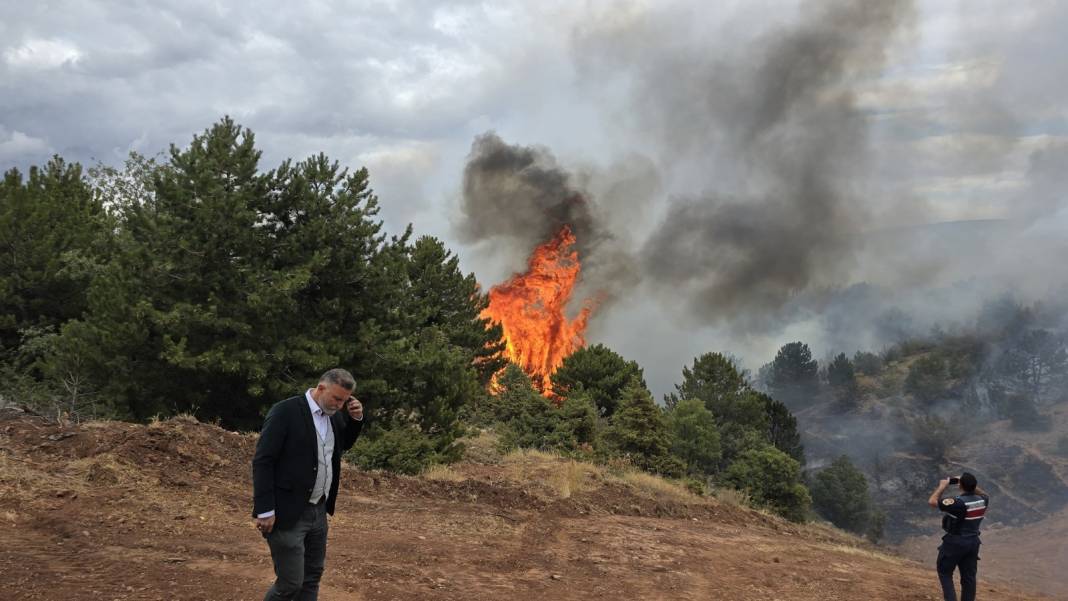 Konya Derbent’te orman yangını çıktı 11